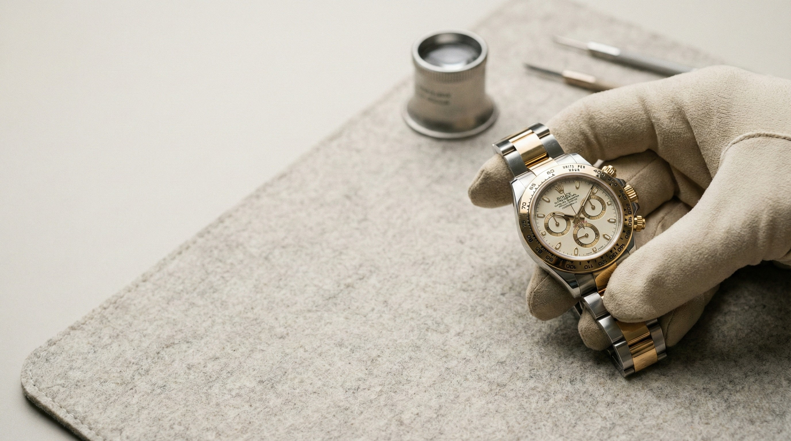 Luxury watch inspection